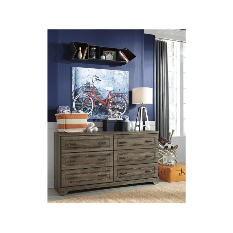 B171-21 Ashley Furniture Javarin - Grayish Brown Bedroom Furniture Dresser