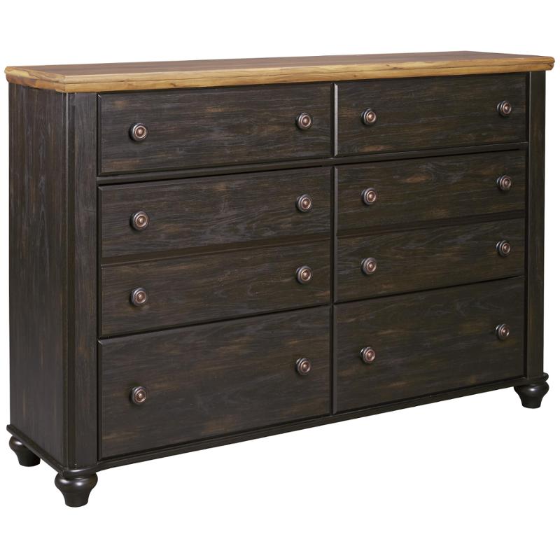 B220-31 Ashley Furniture Maxington - Two-tone Dresser