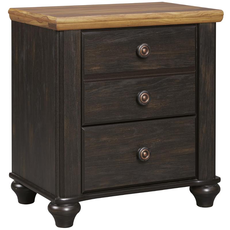 B220-92 Ashley Furniture Two Drawer Night Stand