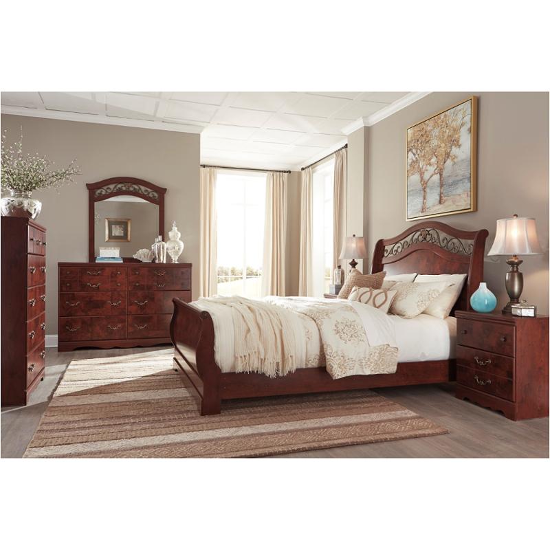 B223-78 Ashley Furniture Delianna - Reddish Brown Bedroom Furniture Bed