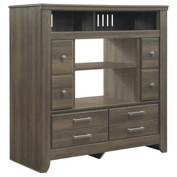 B251-49 Ashley Furniture Juararo - Dark Brown Bedroom Furniture Bed
