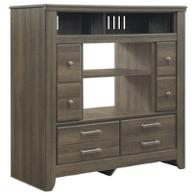B251-49 Ashley Furniture Juararo - Dark Brown Bedroom Furniture Bed