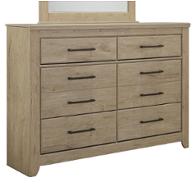 B261-31 Ashley Furniture Annilynn - Light Brown Bedroom Furniture Dresser