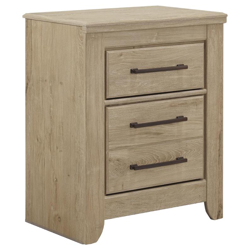 B261-92 Ashley Furniture Annilynn - Light Brown Bedroom Furniture Nightstand