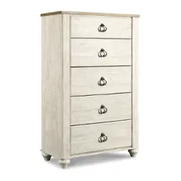 B267-46 Ashley Furniture Willowton - Whitewash Bedroom Furniture Chest