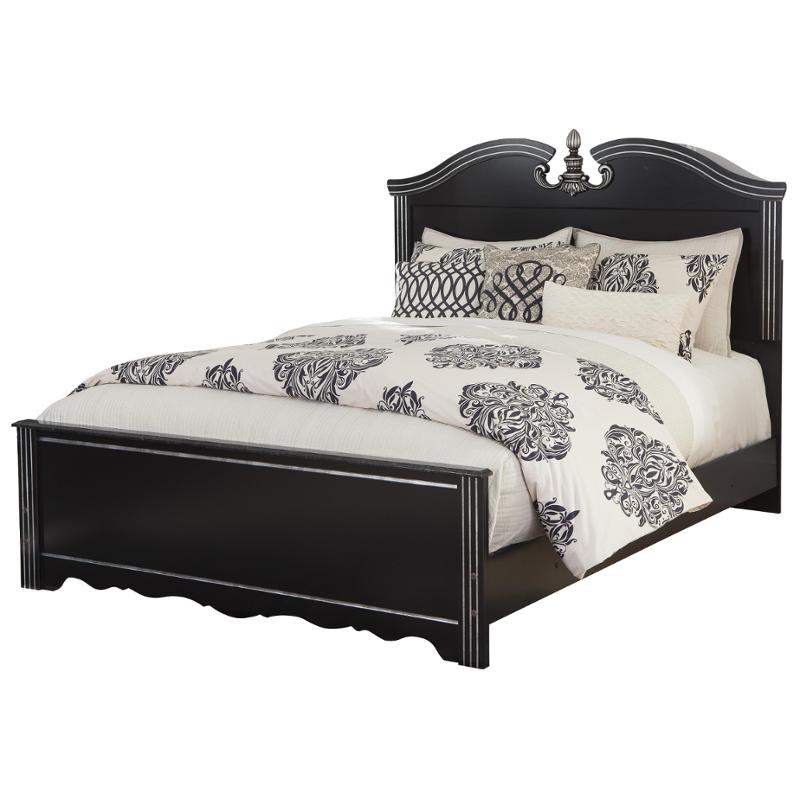 B30157 Ashley Furniture Navoni Black Queen Panel Bed