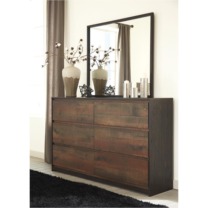 B320-36 Ashley Furniture Windlore - Dark Brown Bedroom Furniture Mirror