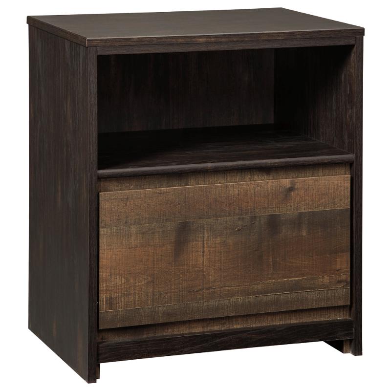 B320-91 Ashley Furniture Windlore - Dark Brown Bedroom Furniture Nightstand