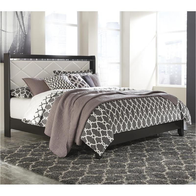 B348-58 Ashley Furniture Fancee - Black Bedroom Furniture Bed