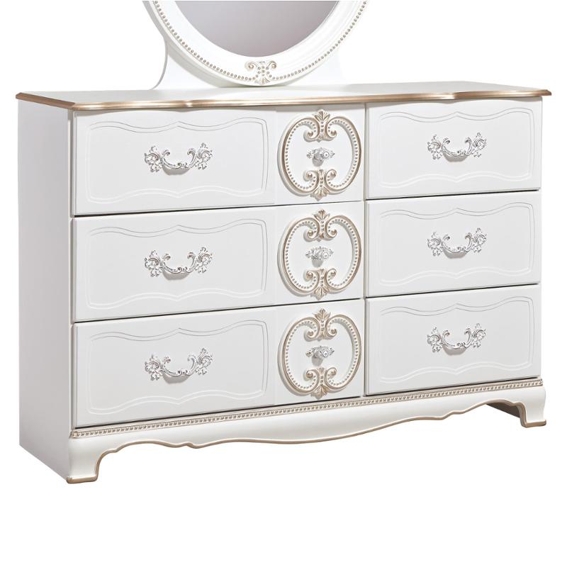 B355-21 Ashley Furniture Korabella - White Bedroom Furniture Dresser