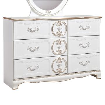 B355-21 Ashley Furniture Korabella - White Bedroom Furniture Dresser