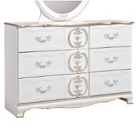 B355-21 Ashley Furniture Korabella - White Bedroom Furniture Dresser