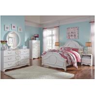 B355-87 Ashley Furniture Korabella - White Bedroom Furniture Bed