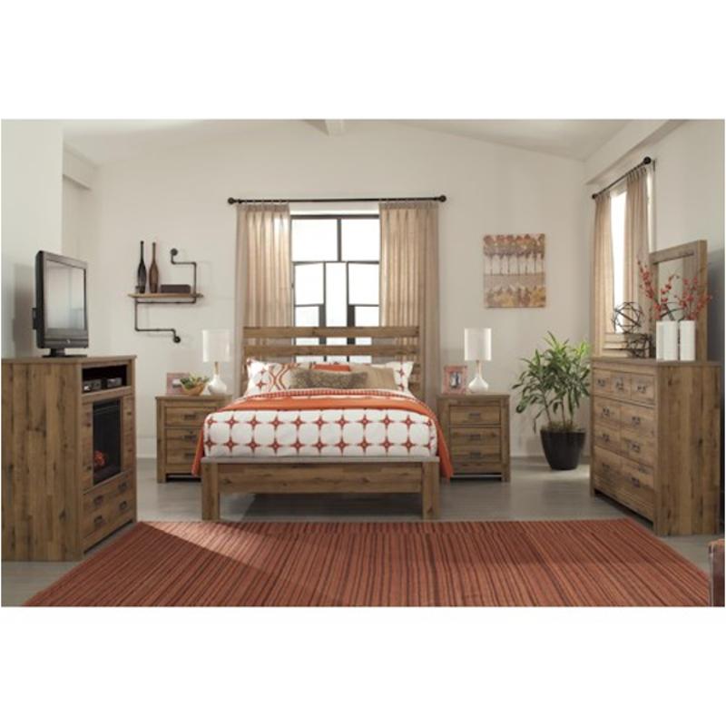 B369-57 Ashley Furniture Cinrey - Medium Brown Bedroom Furniture Bed