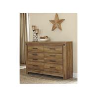 B399-31 Ashley Furniture Ladimier - Medium Brown Bedroom Furniture Dresser