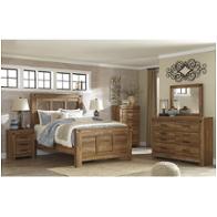 B399-57 Ashley Furniture Ladimier - Medium Brown Bedroom Furniture Bed