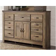 【サービス品@1480】アメリエル B446-32 Ashley Furniture Trinell - Brown Dresser
