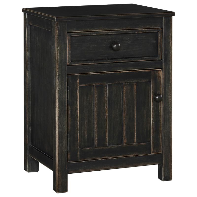 B521 91 Ashley Furniture Jaysom Black Night Stand