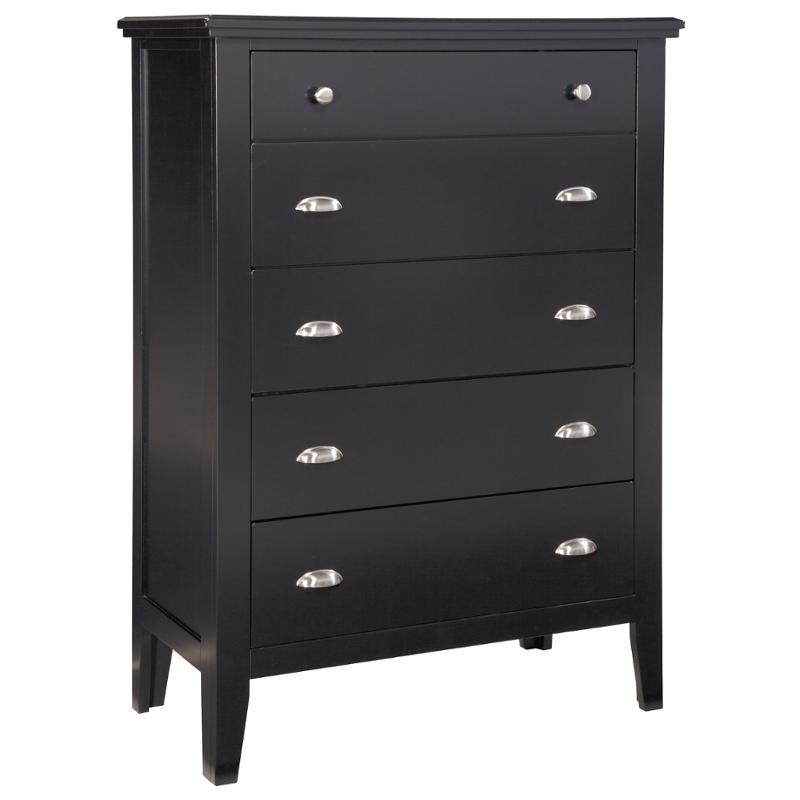 B591-46 Ashley Furniture Braflin - Black Bedroom Furniture Chest