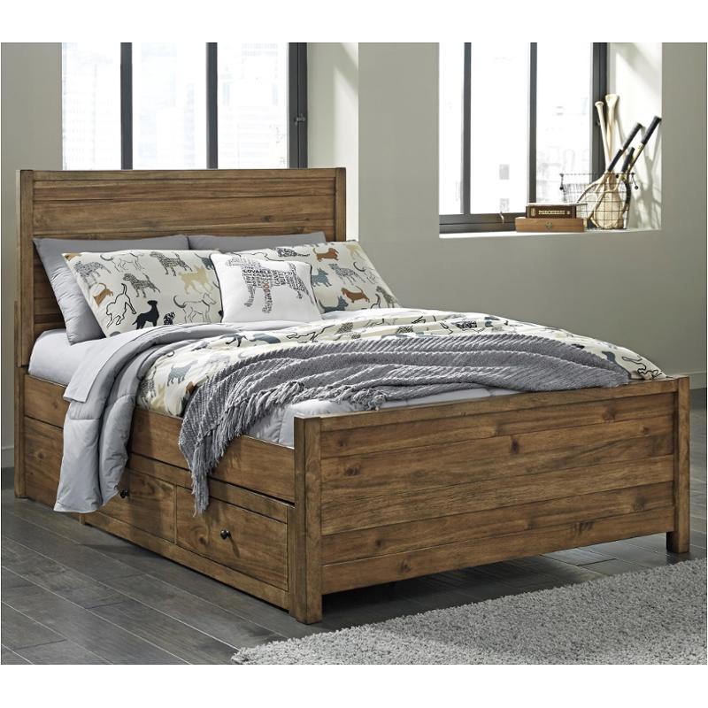 B54453st Ashley Furniture Twin Panel Bed With Storage