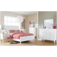 B592-57 Ashley Furniture Langlor - White Bedroom Furniture Bed