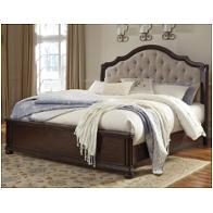 B596-54 Ashley Furniture Moluxy - Dark Brown Bedroom Furniture Bed