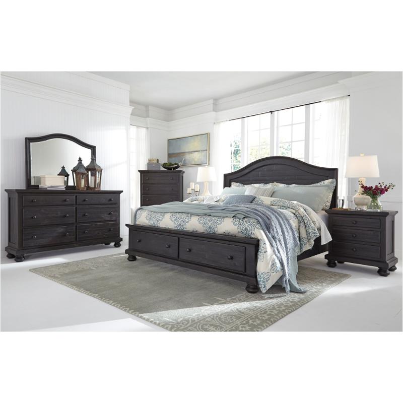 B635-58 Ashley Furniture Sharlowe - Charcoal Bedroom Furniture Bed