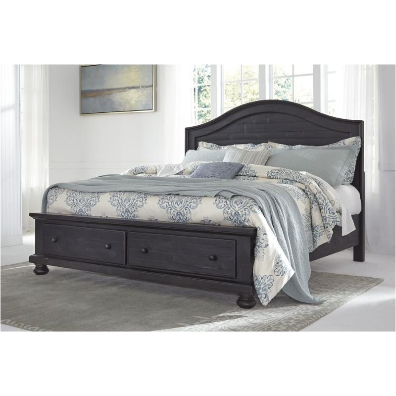 B635-94s Ashley Furniture Sharlowe - Charcoal Bedroom Furniture Bed