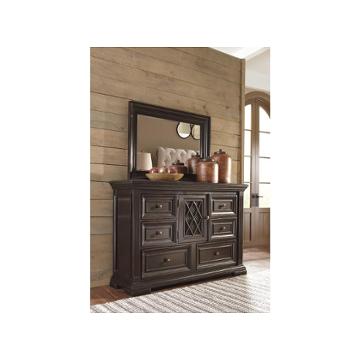 B643-36 Ashley Furniture Willenburg - Dark Brown Bedroom Furniture Mirror