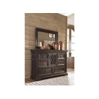 B643-36 Ashley Furniture Willenburg - Dark Brown Bedroom Furniture Mirror