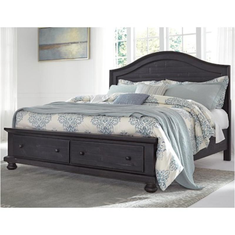 B635-58-ck Ashley Furniture Sharlowe - Charcoal Bedroom Furniture Bed