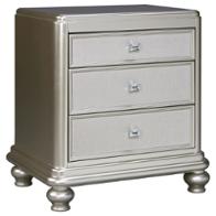 B650-93 Ashley Furniture Coralayne - Silver Bedroom Furniture Nightstand