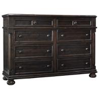 B657-31 Ashley Furniture Gerlane - Dark Brown Bedroom Furniture Dresser