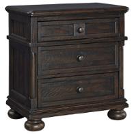 B657-93 Ashley Furniture Gerlane - Dark Brown Bedroom Furniture Nightstand