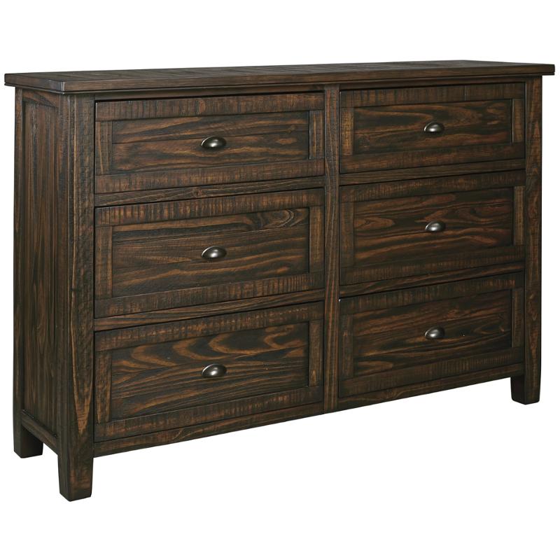 B658-31 Ashley Furniture Trudell - Dark Brown Bedroom Furniture Dresser