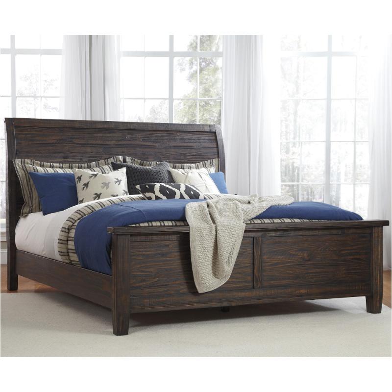 B658-54 Ashley Furniture Trudell - Dark Brown Bedroom Furniture Bed