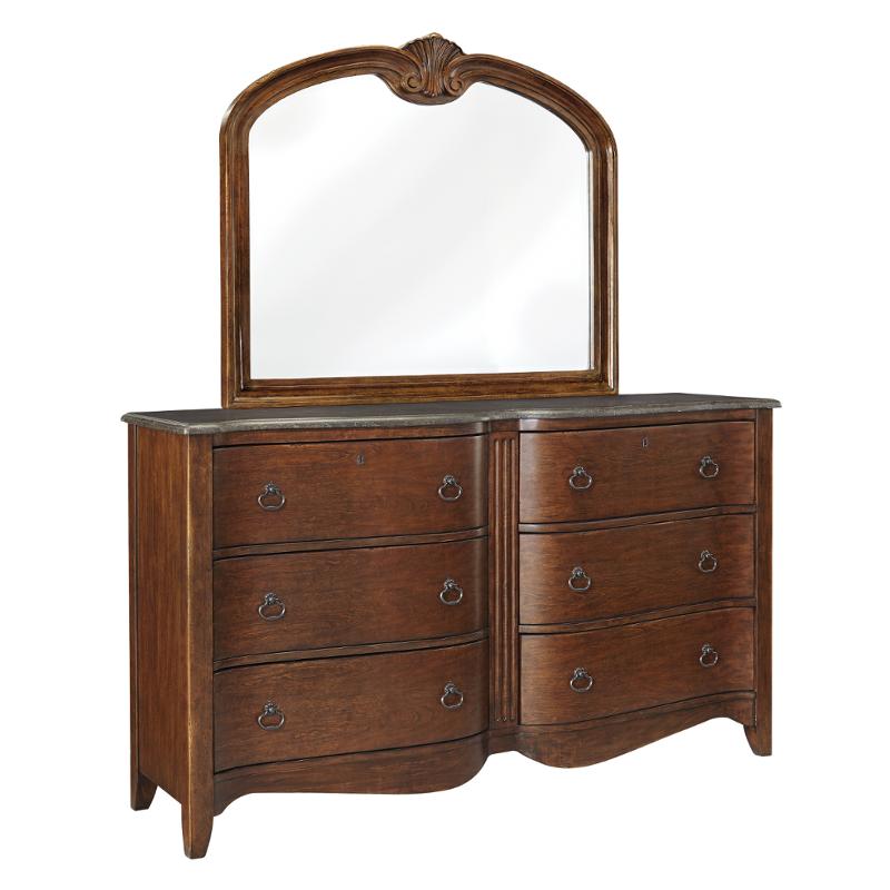 B708-36 Ashley Furniture Balinder - Medium Brown Bedroom Furniture Mirror