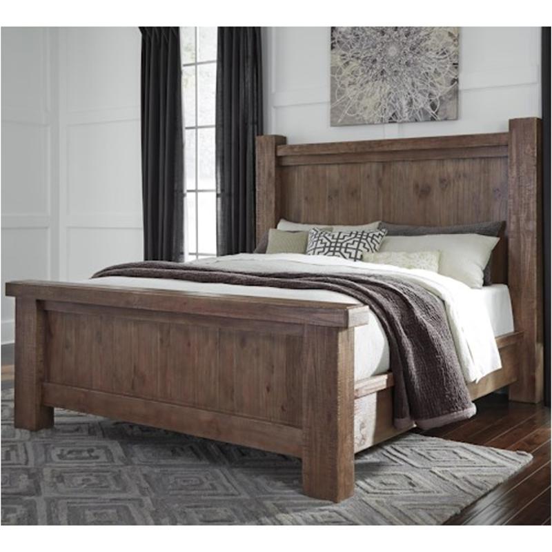 B714-67 Ashley Furniture Tamilo - Gray/brown Queen Poster Bed