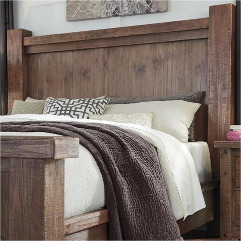 B71468 Ashley Furniture Tamilo Gray/brown King Poster Bed