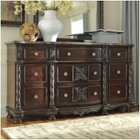 B717-31 Ashley Furniture Laddenfield - Dark Brown Bedroom Furniture Dresser