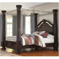 B717-72-ck Ashley Furniture Laddenfield - Dark Brown Bedroom Furniture Bed