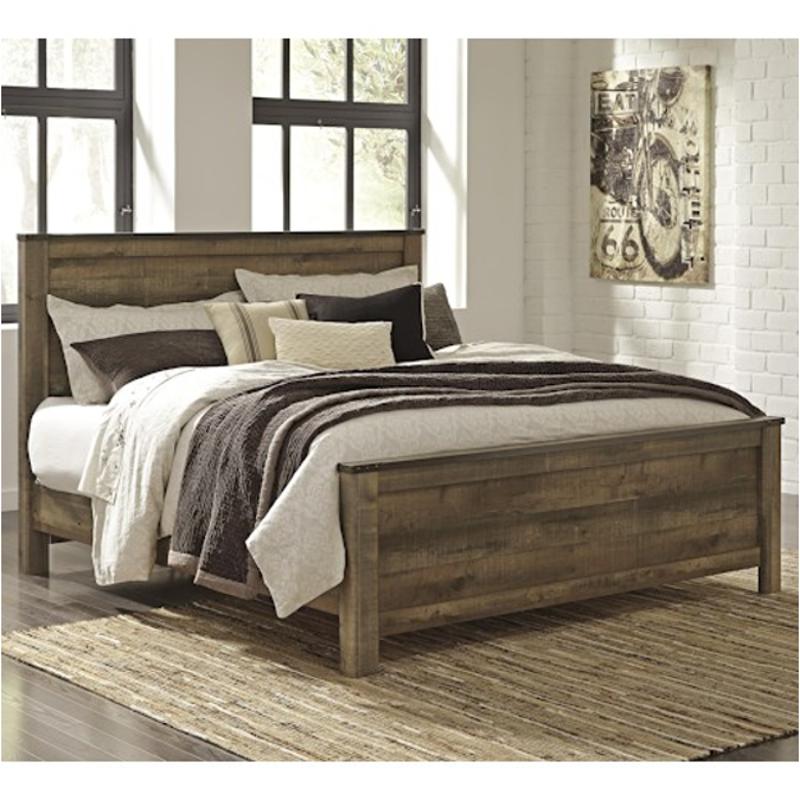 B446-58 Ashley Furniture Trinell - Brown King Panel Bed