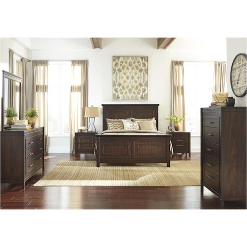 B508-82 Ashley Furniture Timbol - Warm Brown Bedroom Furniture Bed