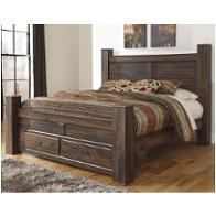 B246-68-st Ashley Furniture Quinden - Dark Brown Bedroom Furniture Bed