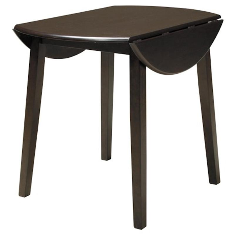 Hammis Drop Leaf Table - Dark Brown - (D310-15)