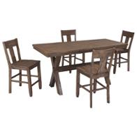 D463-13 Ashley Furniture Walnord - Rustic Brown Dining Room Furniture Dining Table