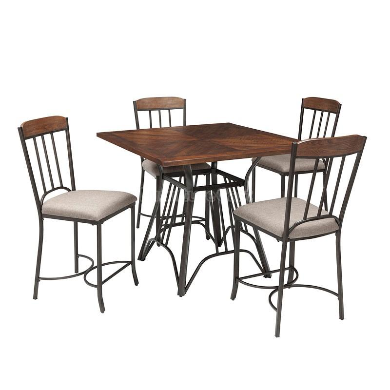 D507 13 Ashley Furniture Square Dining, Square Counter Height Dining Table And Chairs