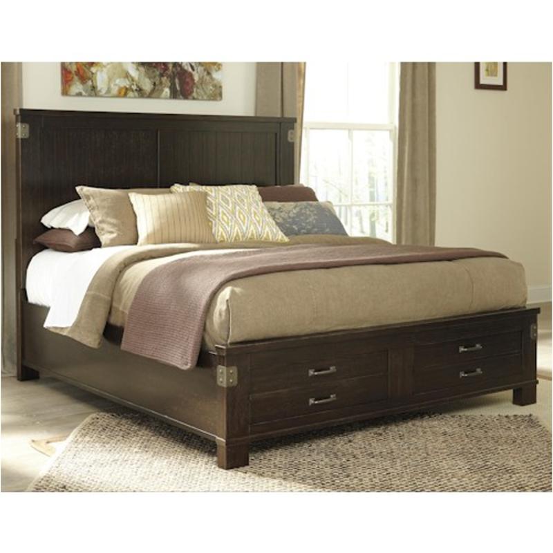 B67958st Ashley Furniture King Panel Bed With Storage