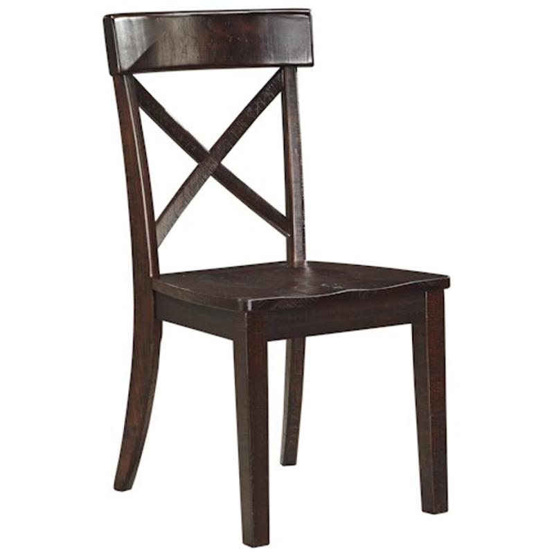 D657-01 Ashley Furniture Gerlane - Dark Brown Dining Room Furniture Dinette Chair