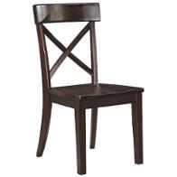 D657-01 Ashley Furniture Gerlane - Dark Brown Dining Room Furniture Dinette Chair